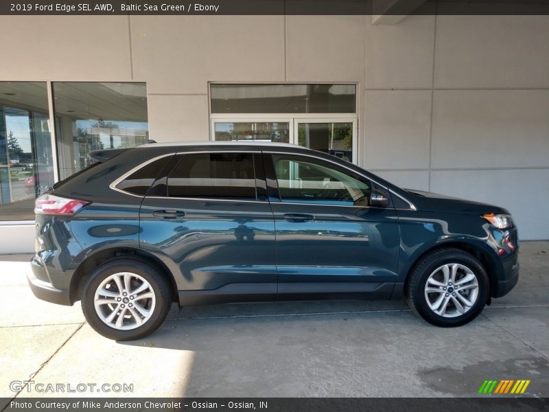 Baltic Sea Green / Ebony 2019 Ford Edge SEL AWD