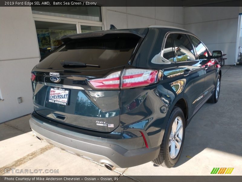 Baltic Sea Green / Ebony 2019 Ford Edge SEL AWD