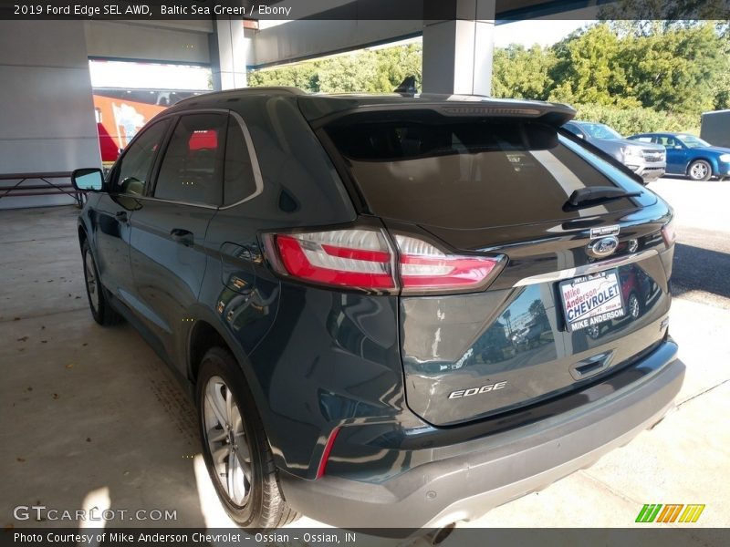 Baltic Sea Green / Ebony 2019 Ford Edge SEL AWD