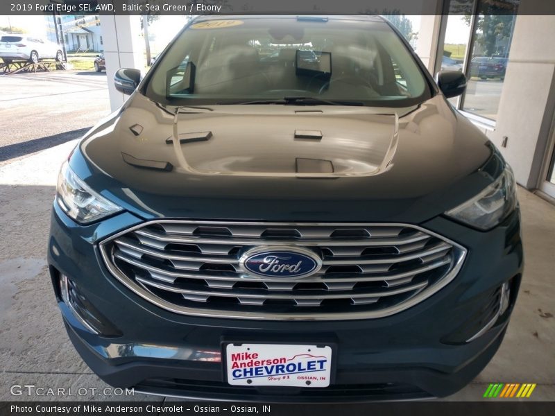 Baltic Sea Green / Ebony 2019 Ford Edge SEL AWD