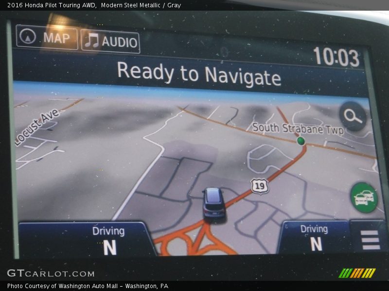 Navigation of 2016 Pilot Touring AWD