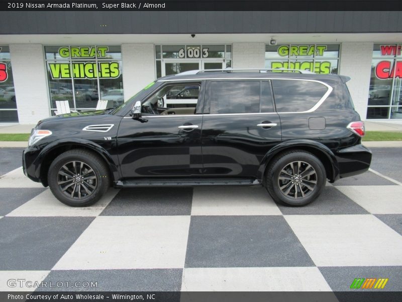 Super Black / Almond 2019 Nissan Armada Platinum