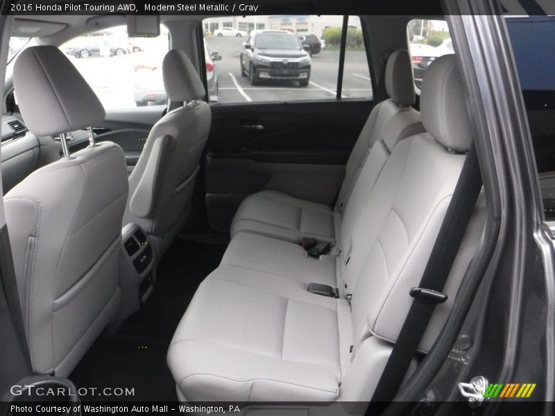 Rear Seat of 2016 Pilot Touring AWD