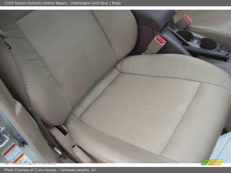 Champagne Gold Opal / Beige 2004 Subaru Outback Limited Wagon