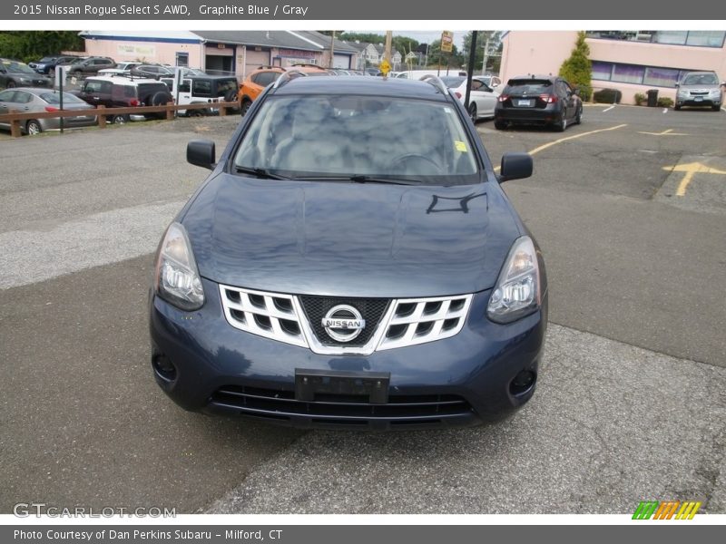 Graphite Blue / Gray 2015 Nissan Rogue Select S AWD