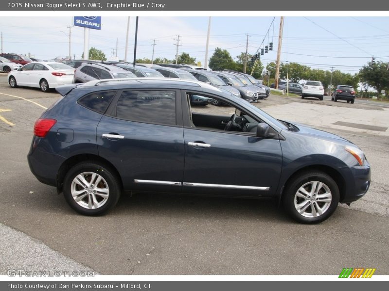 Graphite Blue / Gray 2015 Nissan Rogue Select S AWD