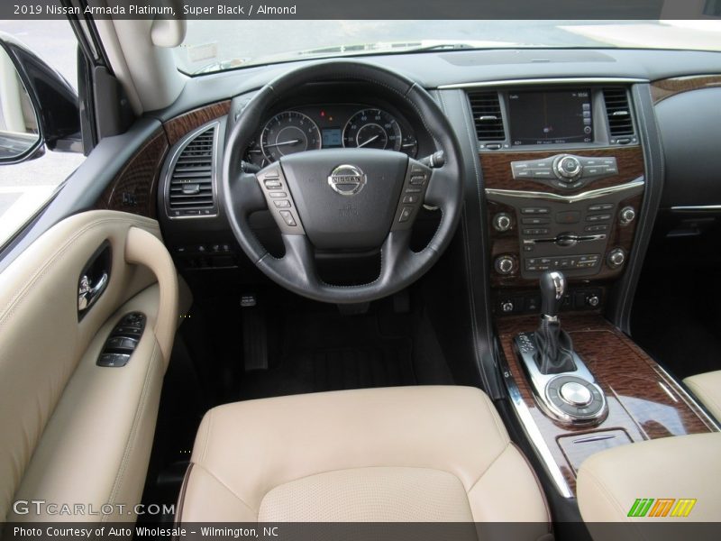 Super Black / Almond 2019 Nissan Armada Platinum