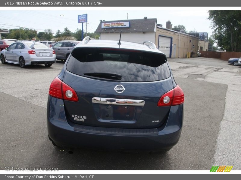 Graphite Blue / Gray 2015 Nissan Rogue Select S AWD