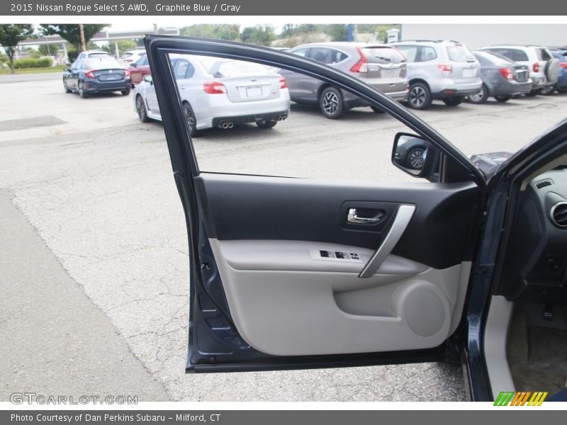 Graphite Blue / Gray 2015 Nissan Rogue Select S AWD