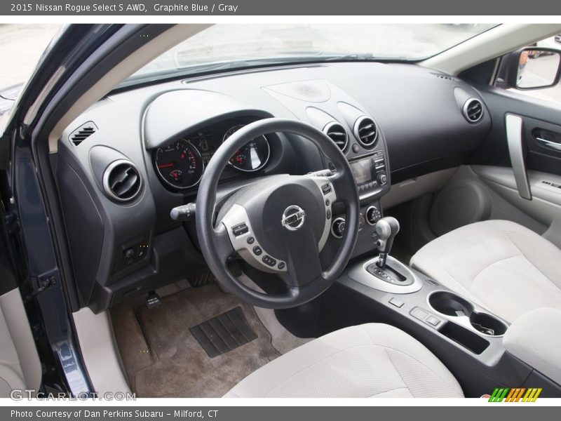 Graphite Blue / Gray 2015 Nissan Rogue Select S AWD