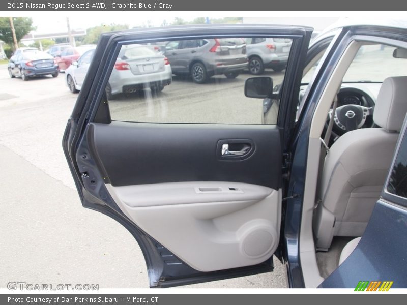 Graphite Blue / Gray 2015 Nissan Rogue Select S AWD