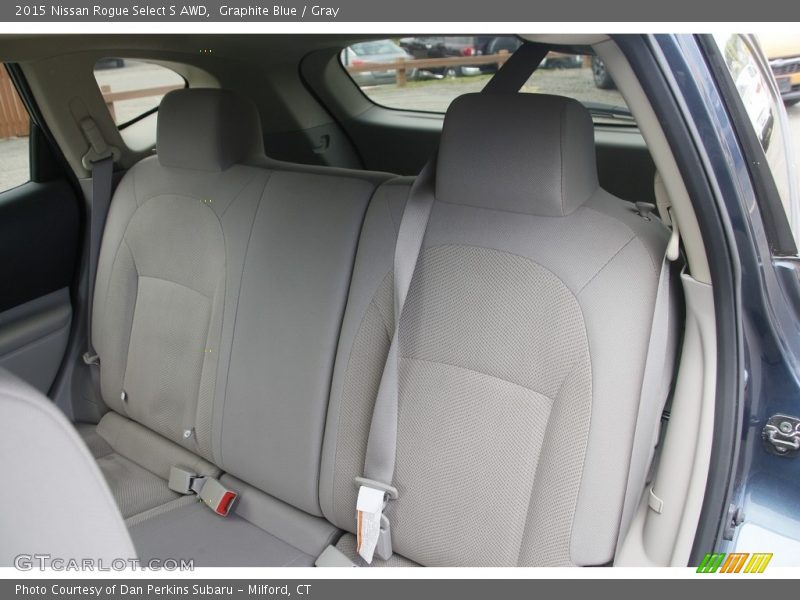 Graphite Blue / Gray 2015 Nissan Rogue Select S AWD