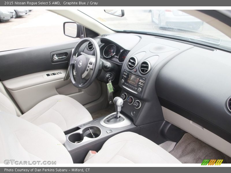 Graphite Blue / Gray 2015 Nissan Rogue Select S AWD