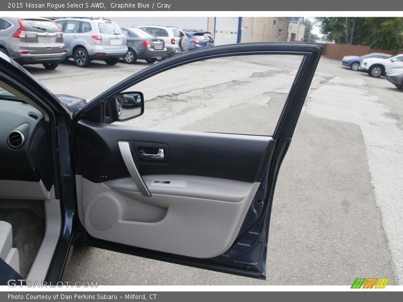Graphite Blue / Gray 2015 Nissan Rogue Select S AWD
