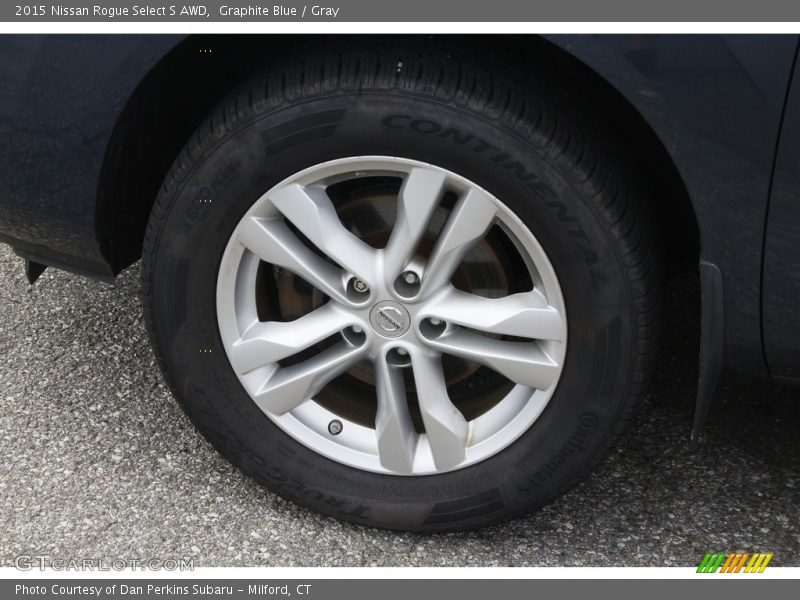 Graphite Blue / Gray 2015 Nissan Rogue Select S AWD