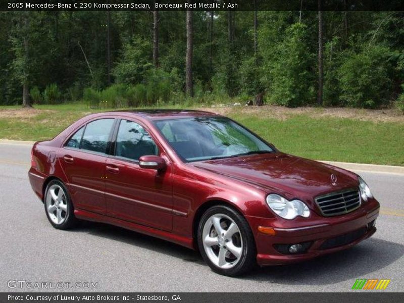 Bordeaux Red Metallic / Ash 2005 Mercedes-Benz C 230 Kompressor Sedan