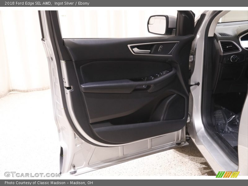 Ingot Silver / Ebony 2018 Ford Edge SEL AWD