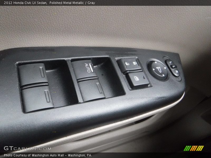 Polished Metal Metallic / Gray 2012 Honda Civic LX Sedan