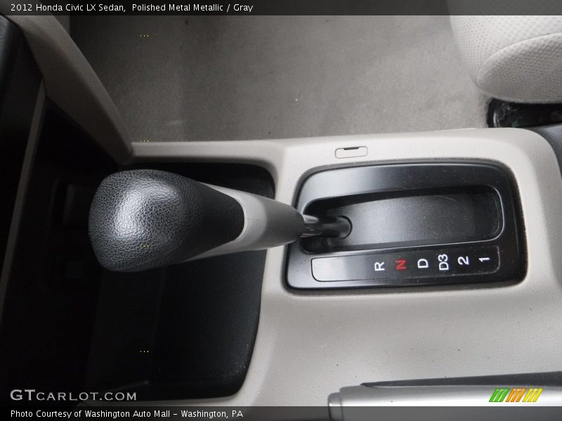 Polished Metal Metallic / Gray 2012 Honda Civic LX Sedan
