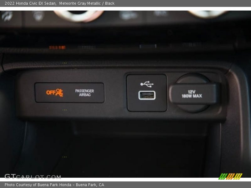 Meteorite Gray Metallic / Black 2022 Honda Civic EX Sedan