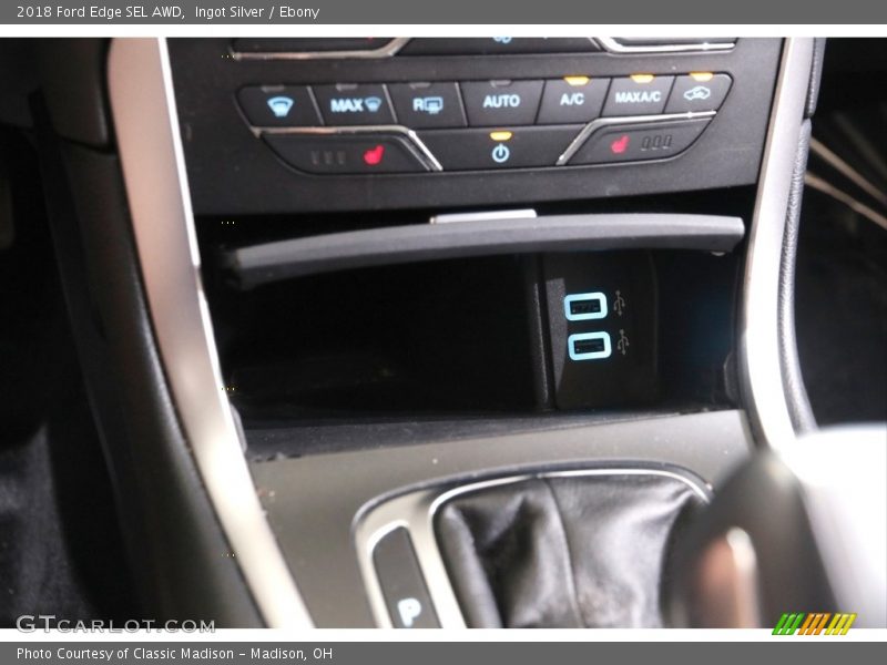 Ingot Silver / Ebony 2018 Ford Edge SEL AWD