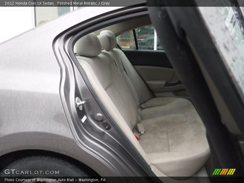Polished Metal Metallic / Gray 2012 Honda Civic LX Sedan