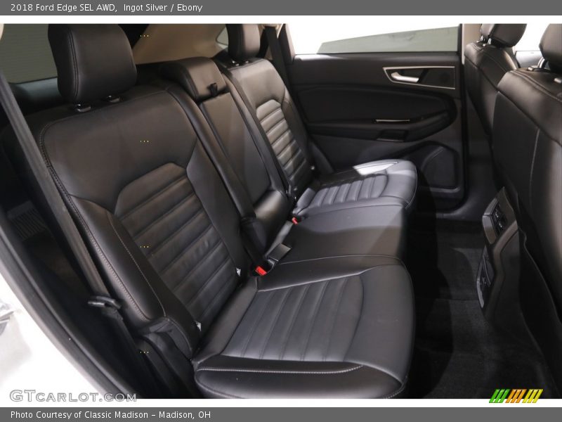 Ingot Silver / Ebony 2018 Ford Edge SEL AWD
