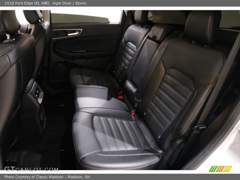 Ingot Silver / Ebony 2018 Ford Edge SEL AWD