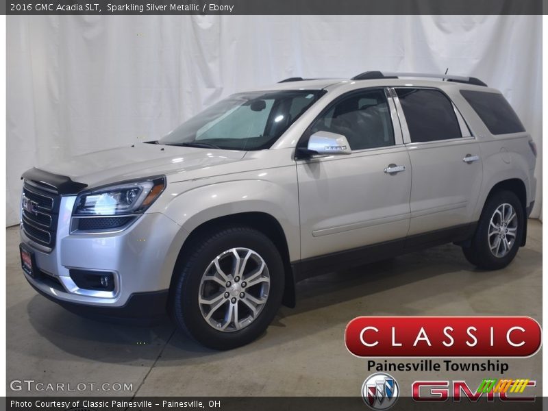 Sparkling Silver Metallic / Ebony 2016 GMC Acadia SLT