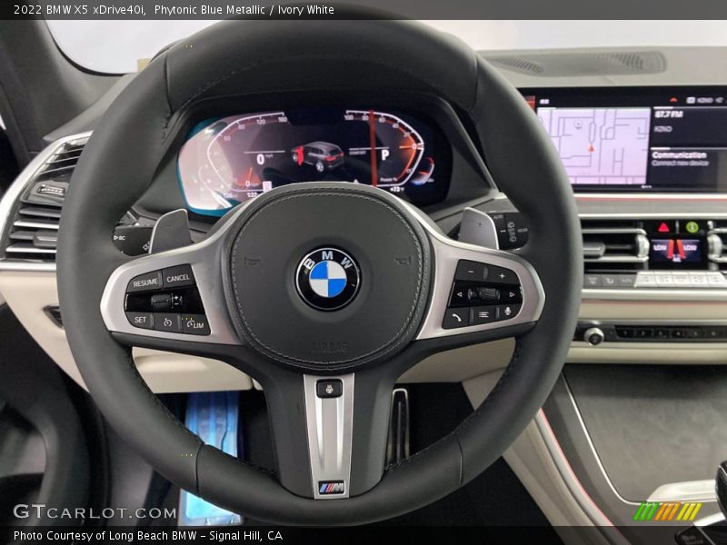  2022 X5 xDrive40i Steering Wheel