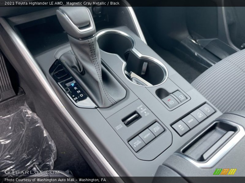 Magnetic Gray Metallic / Black 2021 Toyota Highlander LE AWD