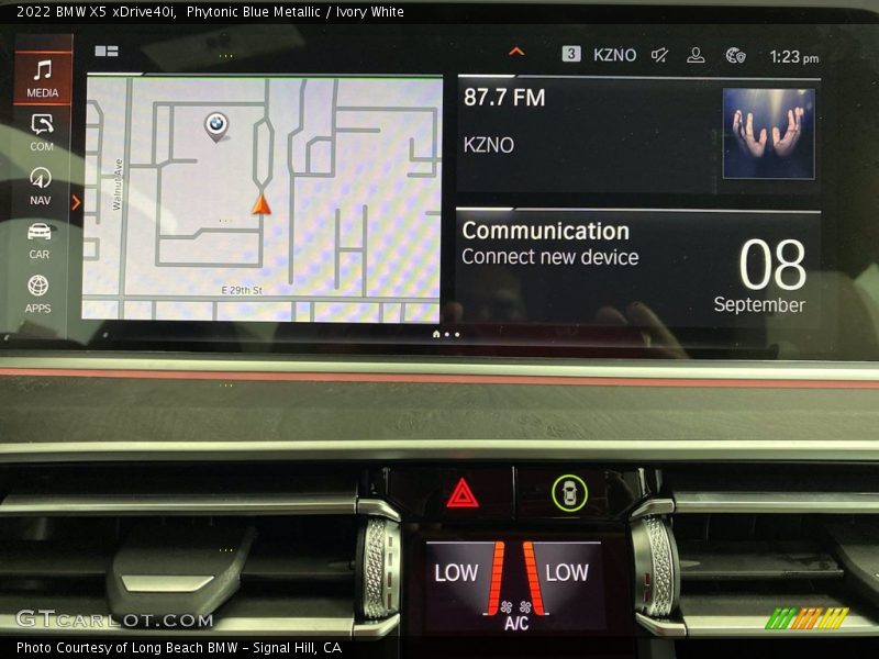 Navigation of 2022 X5 xDrive40i