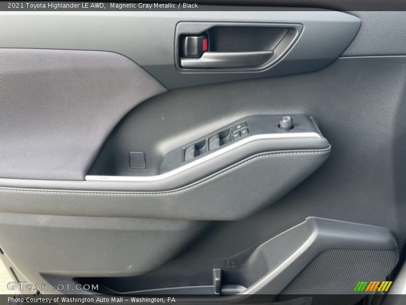 Magnetic Gray Metallic / Black 2021 Toyota Highlander LE AWD