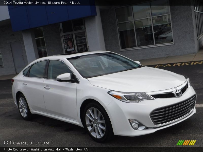 Blizzard Pearl / Black 2014 Toyota Avalon Limited
