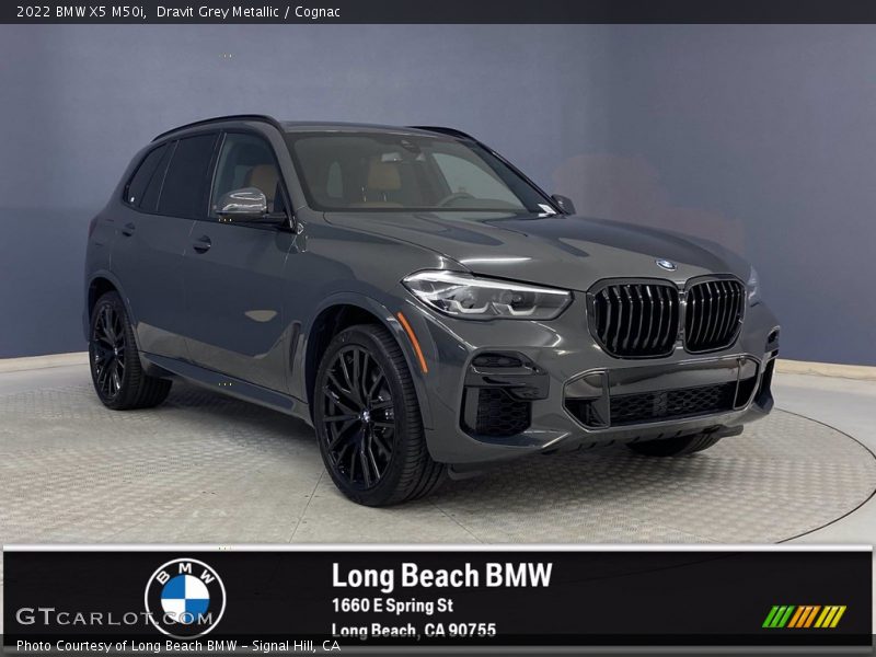 Dravit Grey Metallic / Cognac 2022 BMW X5 M50i