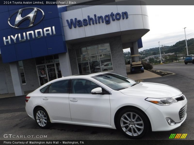 Blizzard Pearl / Black 2014 Toyota Avalon Limited