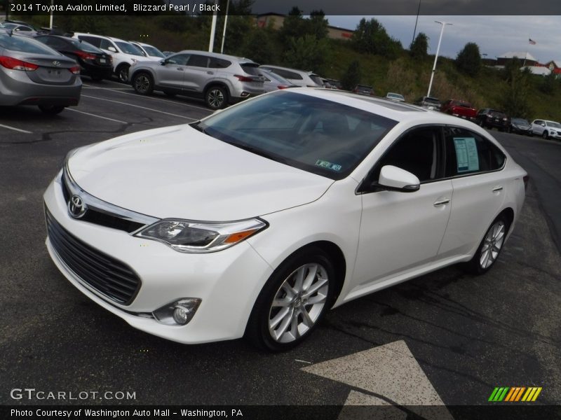 Blizzard Pearl / Black 2014 Toyota Avalon Limited