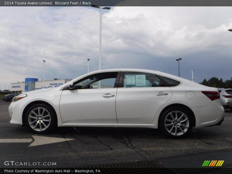Blizzard Pearl / Black 2014 Toyota Avalon Limited