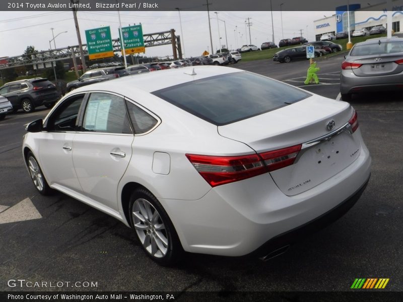 Blizzard Pearl / Black 2014 Toyota Avalon Limited