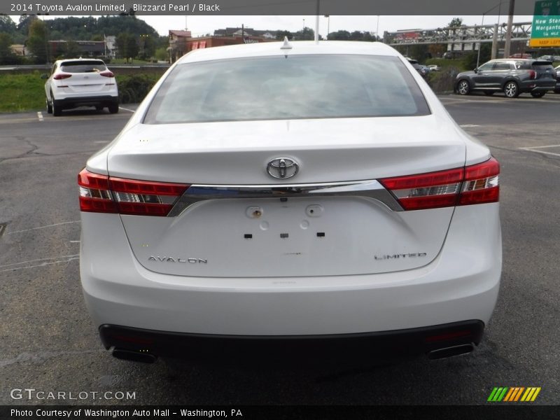 Blizzard Pearl / Black 2014 Toyota Avalon Limited