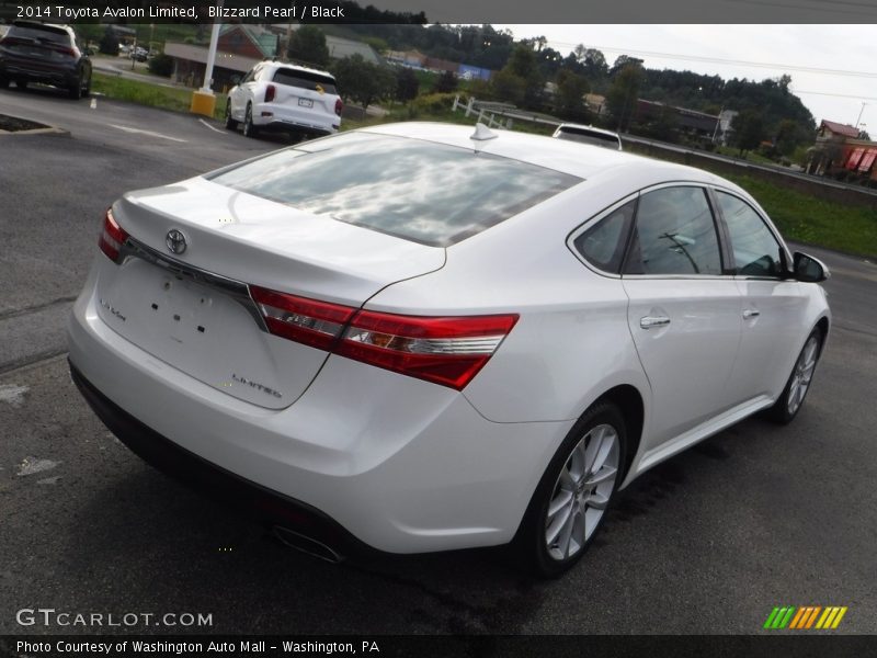 Blizzard Pearl / Black 2014 Toyota Avalon Limited