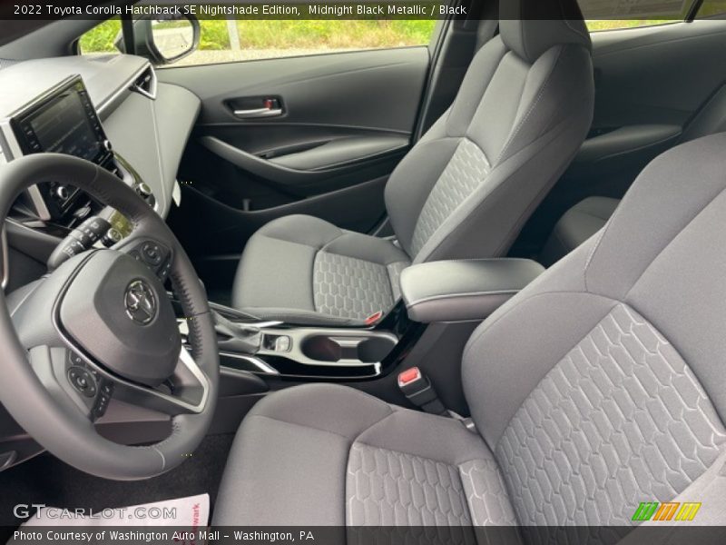 Midnight Black Metallic / Black 2022 Toyota Corolla Hatchback SE Nightshade Edition