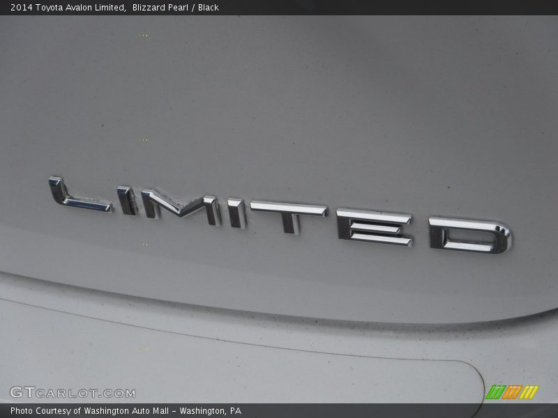 Blizzard Pearl / Black 2014 Toyota Avalon Limited