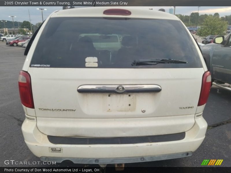 Stone White / Medium Slate Gray 2005 Chrysler Town & Country Touring