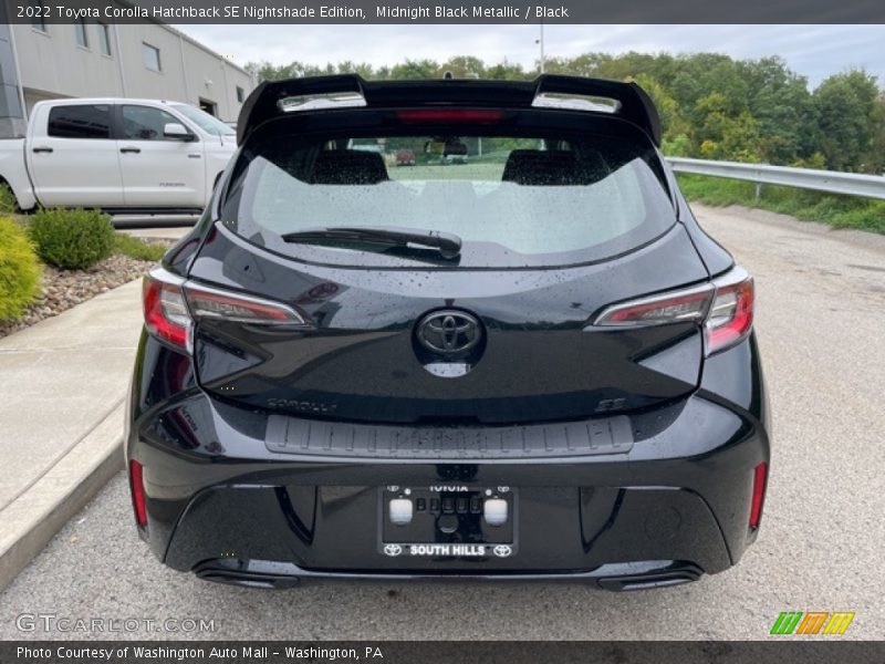 Midnight Black Metallic / Black 2022 Toyota Corolla Hatchback SE Nightshade Edition