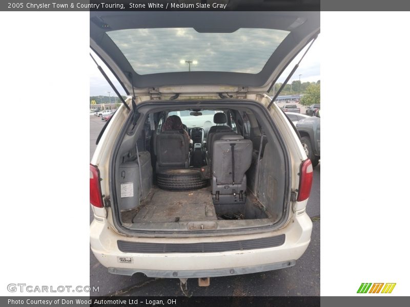 Stone White / Medium Slate Gray 2005 Chrysler Town & Country Touring