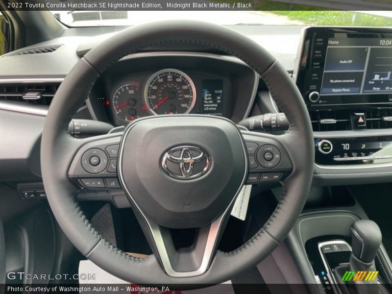  2022 Corolla Hatchback SE Nightshade Edition Steering Wheel