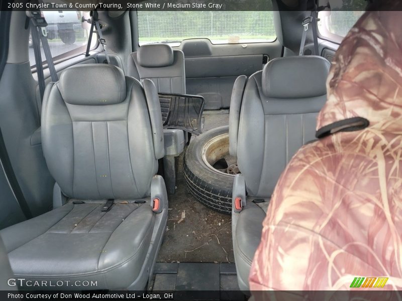 Stone White / Medium Slate Gray 2005 Chrysler Town & Country Touring