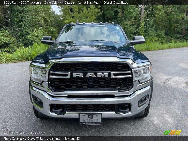 Patriot Blue Pearl / Diesel Gray/Black 2021 Ram 4500 Tradesman Crew Cab 4x4 Chassis