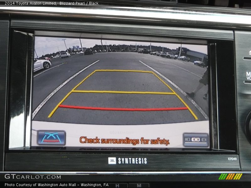 Blizzard Pearl / Black 2014 Toyota Avalon Limited